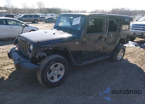 2016 Jeep Wrangler Unlimited Sport from USA, damaged, VIN 1C4BJWDGXGL232064